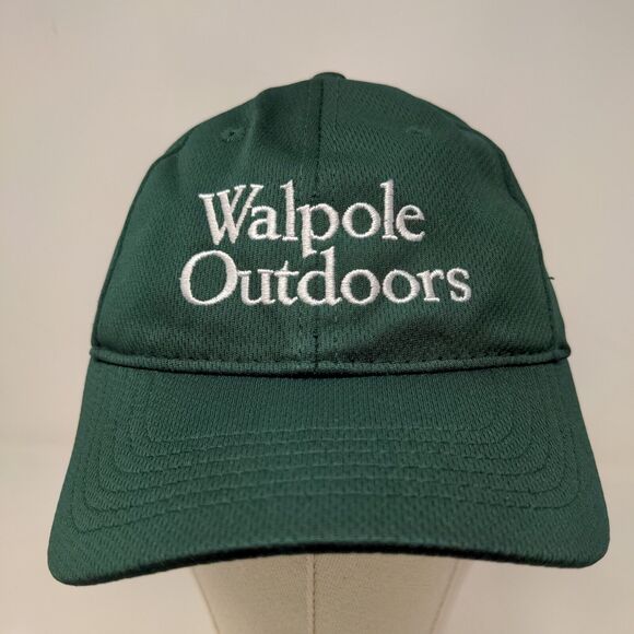 Sport-Tek Men's Strapback Hat Green Adjustable Embroidered Walpole Outdoors Logo - Picture 2 of 11